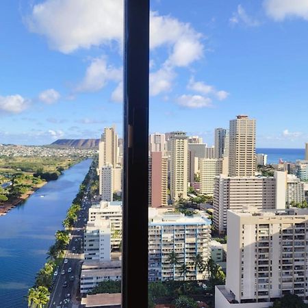 Waikiki Condo High Floor Views Beaches Convention Center 호놀룰루 외부 사진