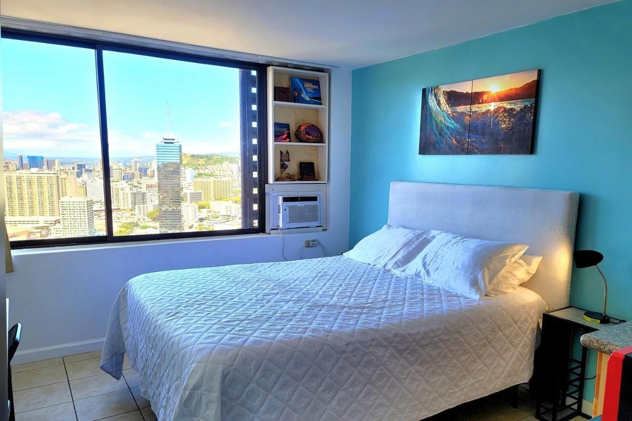 Waikiki Condo High Floor Views Beaches Convention Center 호놀룰루 외부 사진