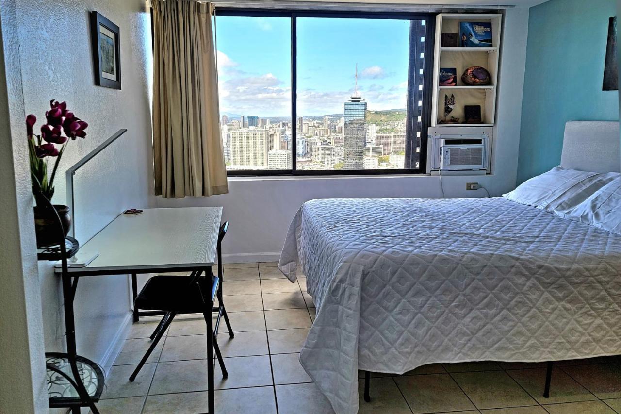 Waikiki Condo High Floor Views Beaches Convention Center 호놀룰루 외부 사진