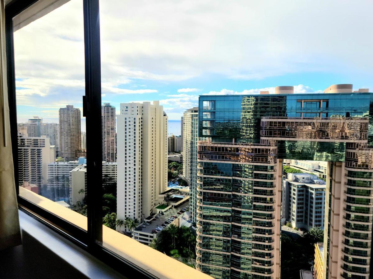 Waikiki Condo High Floor Views Beaches Convention Center 호놀룰루 외부 사진