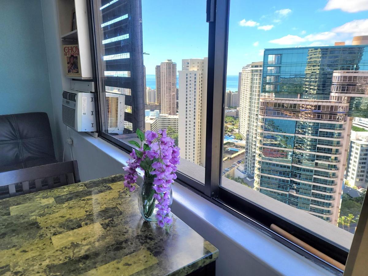 Waikiki Condo High Floor Views Beaches Convention Center 호놀룰루 외부 사진