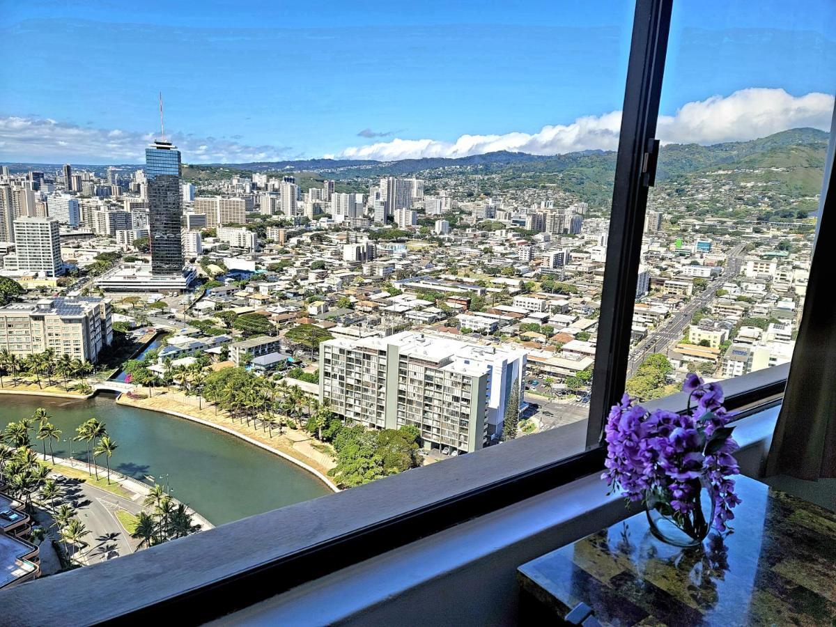 Waikiki Condo High Floor Views Beaches Convention Center 호놀룰루 외부 사진