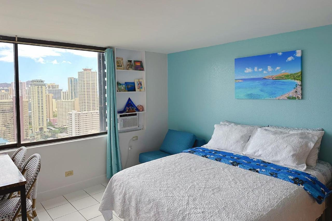 Waikiki Condo High Floor Views Beaches Convention Center 호놀룰루 외부 사진