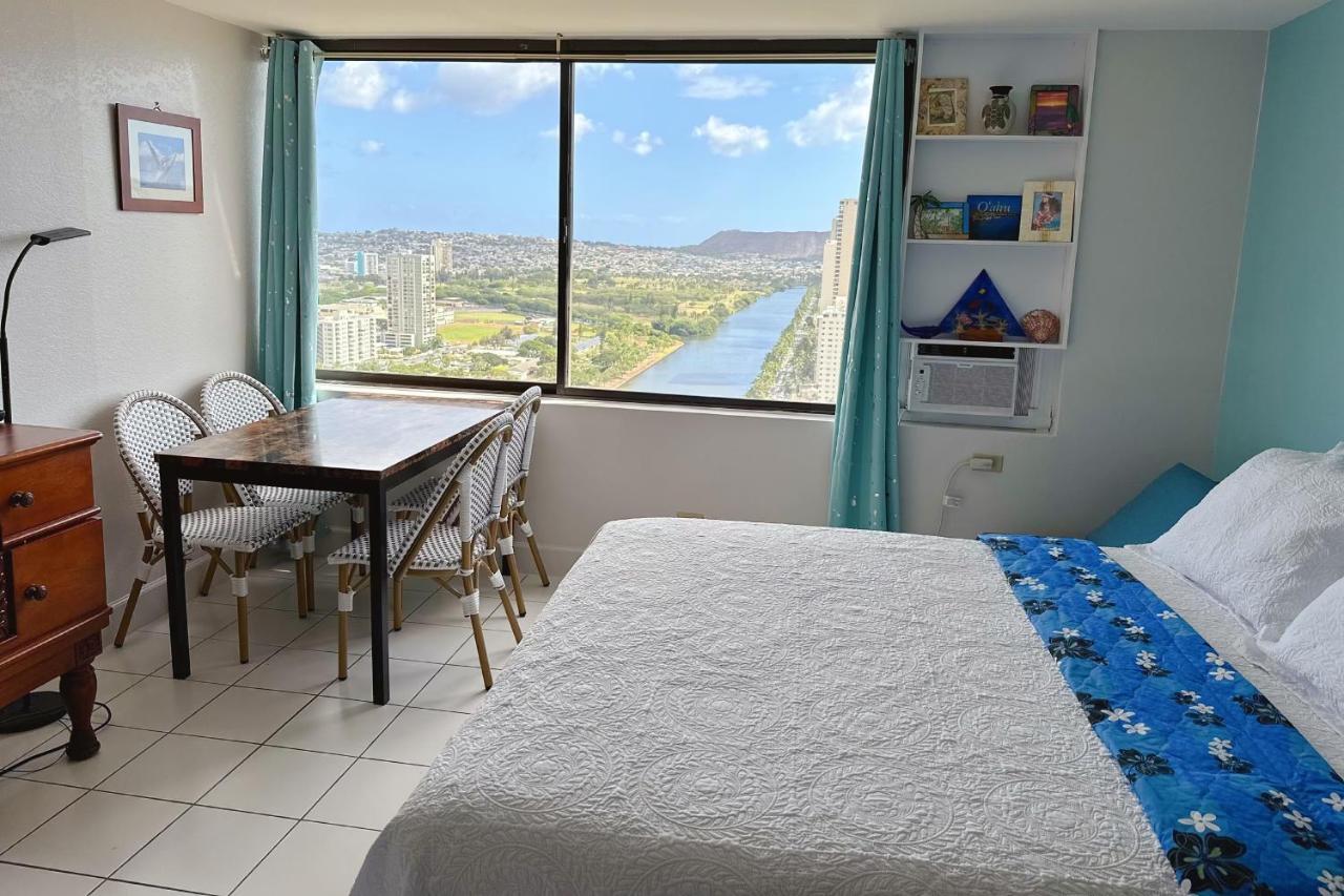 Waikiki Condo High Floor Views Beaches Convention Center 호놀룰루 외부 사진